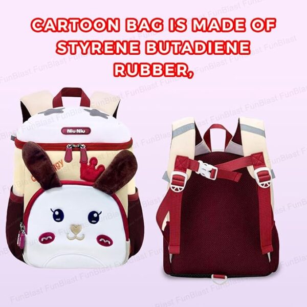 FunBlast Cute Small Size Fancy Bag for Kids Pre-Schoolers – Picnic Bag for Baby, Boys, Girls/Lightweight Travel Mini Backpack for Kids (28 X 22.5 X 12 CM) Age – 2 Years to 4 Years Toddlers - Image 6