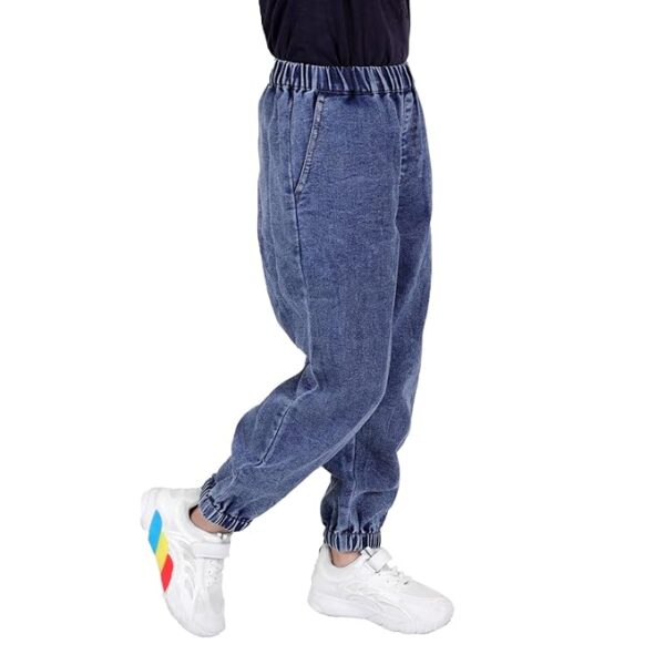 superminis Girl's Stretchable Denim Pants with Elastic Closure - Image 4