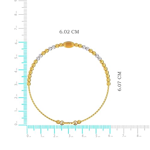 Joyalukkas 22k (916) Purity BIS Certified Stunning Gold Bracelet For Women - Image 3