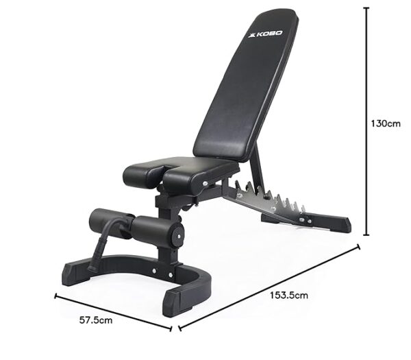 Kobo Exercise Adjustable Bench Utility Dumbbell Bench (IMPORTED) - Image 3