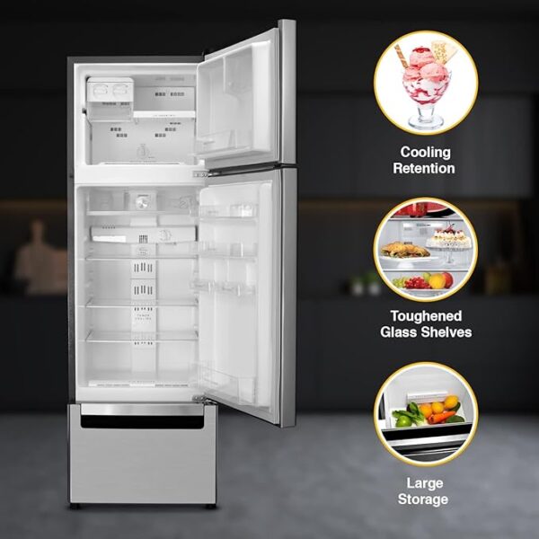 Whirlpool 240 L Frost Free Multi-Door Triple Door Refrigerator (Grey) - Image 6