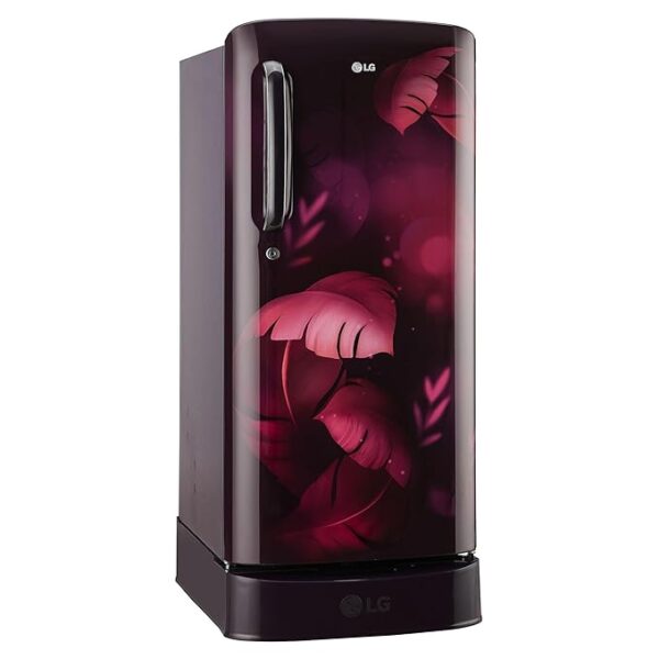 LG 185 L, 5 Star, Smart Inverter, Direct Cool Single Door Refrigerator (GL-D201APIU, Purple ILAN, Moist N Fresh, Auto Smart Connect & Base Stand Drawer) - Image 3