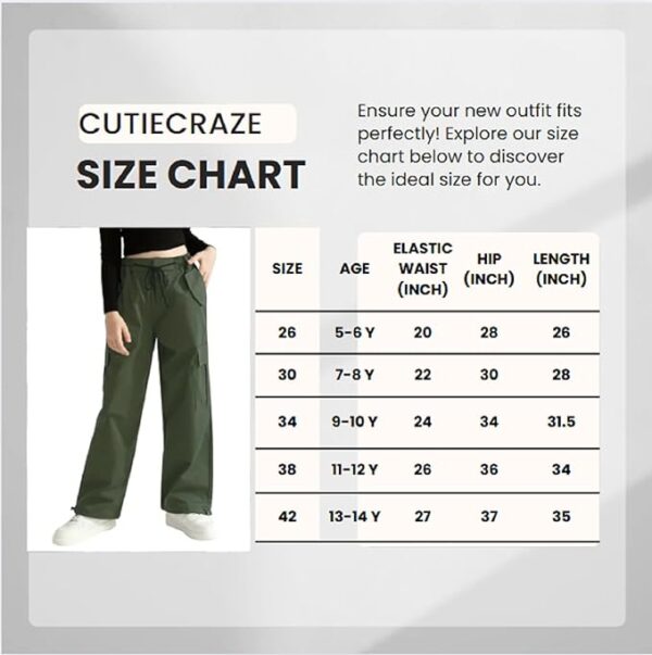 Cargo for Girl || Girl Cargo || Cotton Cargo for Girl (DCP-07-10) - Image 6