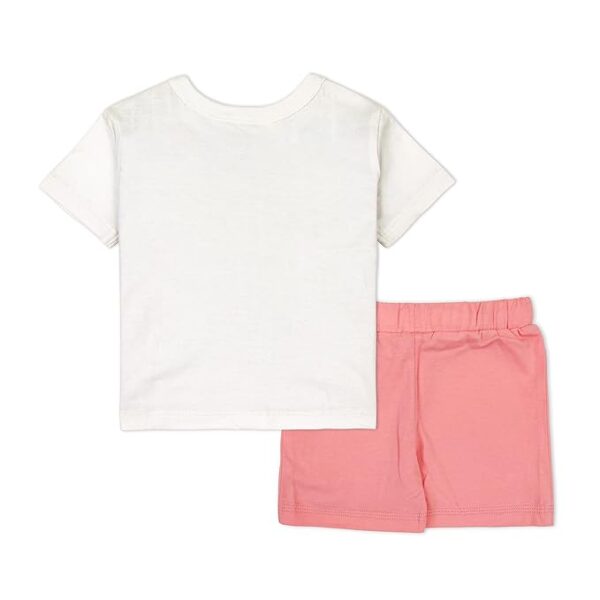 ARIEL Baby Boys & Baby girls Cotton Printed Round Neck Half Sleeve T-shirt & Short Trendy Summer Clothing Sets - Image 2