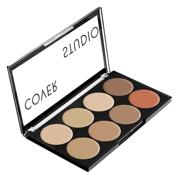 Swiss Beauty Ultra Base Concealer Palette | Light Weight Multi-Purpose Concealer Color Corrector Palette | Shade-02,19g - Image 3