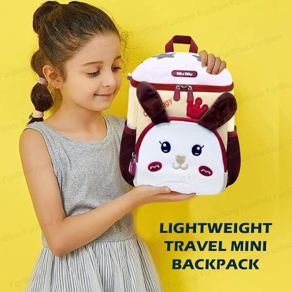 FunBlast Cute Small Size Fancy Bag for Kids Pre-Schoolers – Picnic Bag for Baby, Boys, Girls/Lightweight Travel Mini Backpack for Kids (28 X 22.5 X 12 CM) Age – 2 Years to 4 Years Toddlers - Image 7