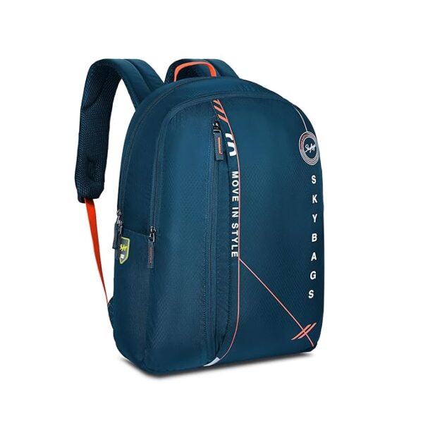 Skybags Casual Backpack 28L, 2 Main Compartments, Bottle Pocket, Front Pocket, Padded Shoulder Strap - Image 3
