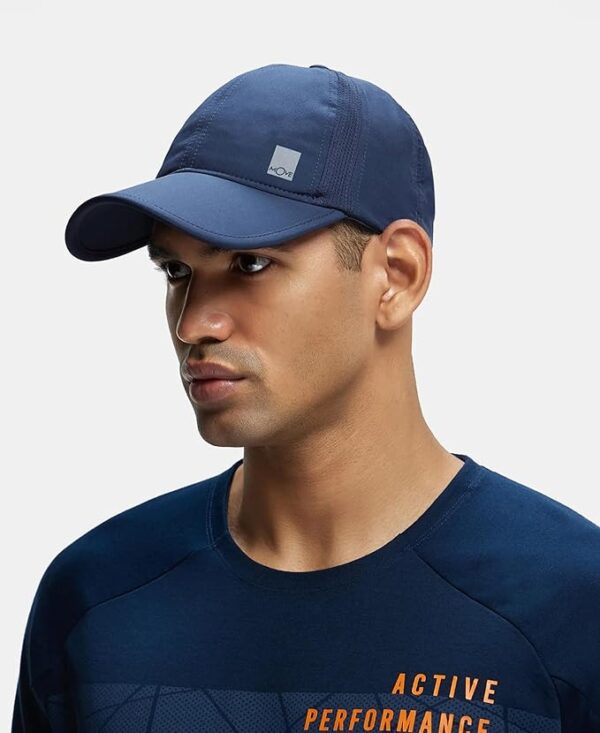 Jockey CP21 Polyester Solid Cap with Adjustable Back Closure and Stay Dry Technology - Image 2