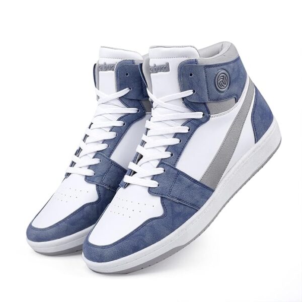Bacca Bucci Balancer Men's Fashion Sneakers Lace-Up Trainers Basketball Style Walking Shoes - Image 2