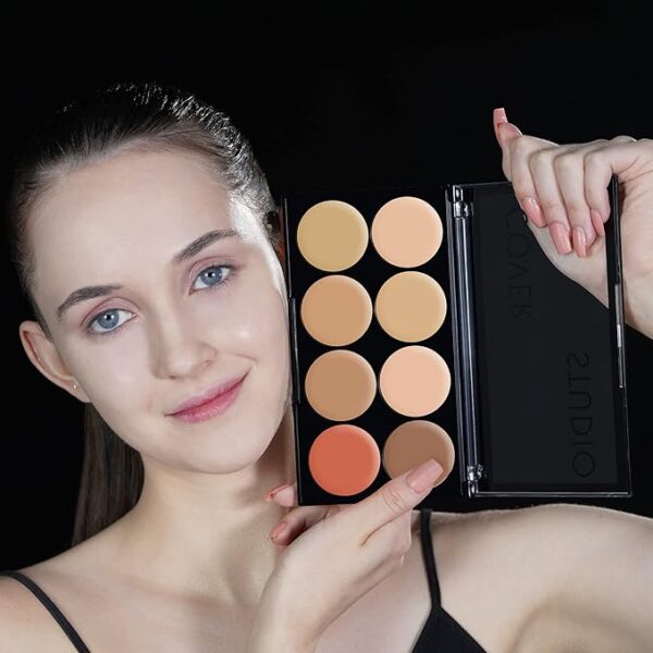 Swiss Beauty Ultra Base Concealer Palette | Light Weight Multi-Purpose Concealer Color Corrector Palette | Shade-02,19g - Image 2