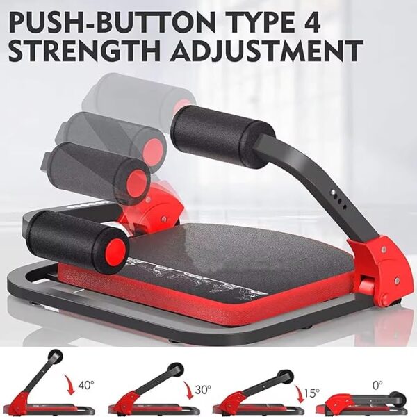 MYHEART Smart Ab Machine Multifunctional Lazy Abdominal Machine | Sit Up Exercise Equipment for Home Gym | Crunches Ab Equipment | Ab Workout Equipment with Adjustable Resistance | Muscle Exerciser - Image 5