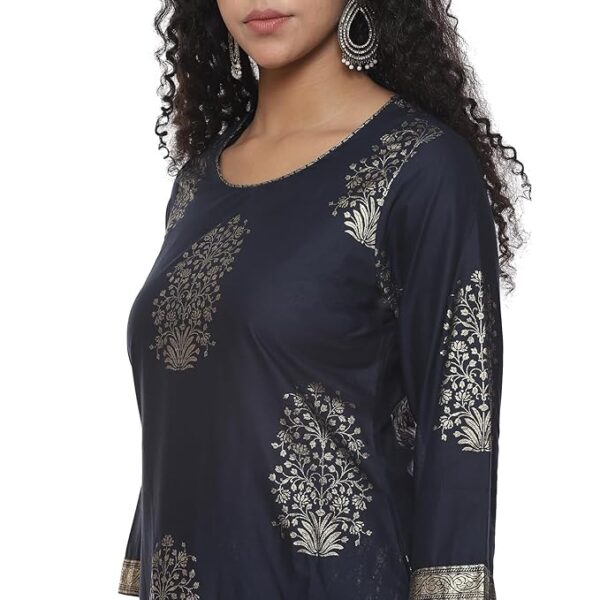 BIBA Women's Cotton Salwar Suit Set - Image 5