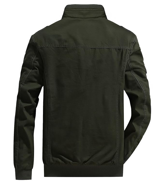 L'MONTE Men's Imported Cotton Cargo Winter Jacket – Fleece Lining, Windproof Design, and Stylish Casual Outerwear - Image 5
