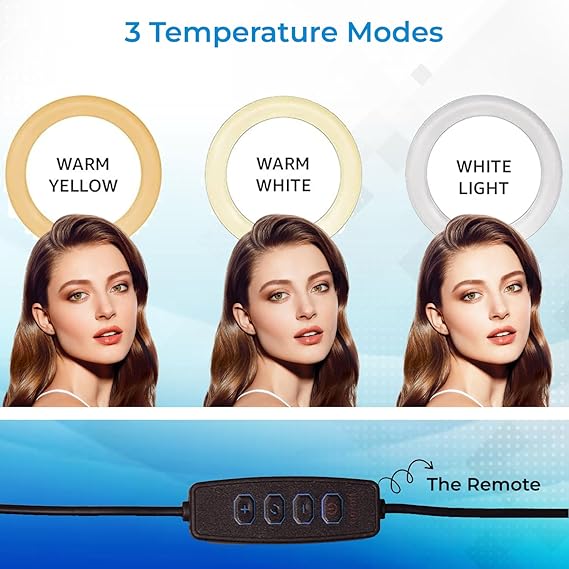 Tygot Ring Light 12" Ring Light for Video Shooting Professional Studio Light ringlight Photography Halo YouTube ringlight kit for YouTube Instagram Accessories - Image 3