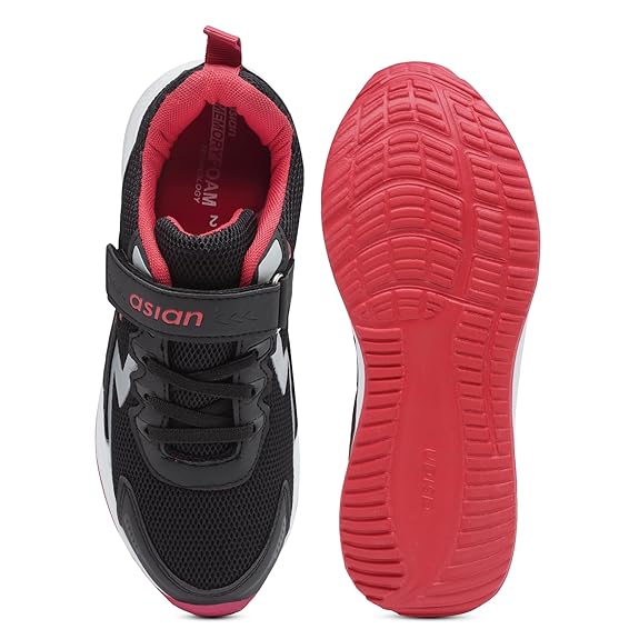 ASIAN Boy's VAYU-09 Sport Running & Walking Shoes with Lightweight mesh Upper Eva Sole Casual Lace-Up Shoes for Kid's & Boy's - Image 6