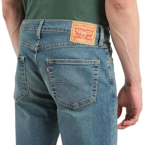 Levi's Men's 511 Slim Fit Mid Rise Jeans - Image 2