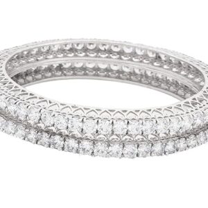 LBV Swarovski 925 Sterling Silver Bangles for Women