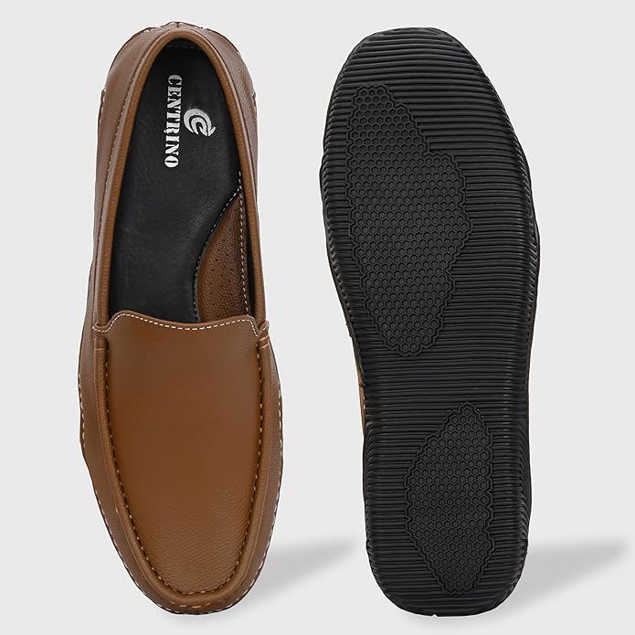 Centrino Loafer for Men | Premium Slip-On Loafers | Stylish & Comfortable with Soft Cushioned Insole | Versatile, Durable & Fashionable Footwear |Hand-Stitched Design for Trendy (9707) - Image 5