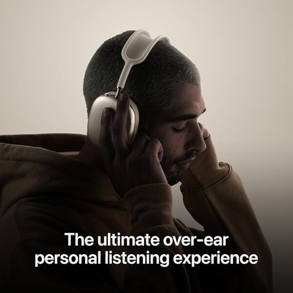 Apple AirPods Max Wireless Over-Ear Headphones, Pro-Level Active Noise Cancellation, Transparency Mode, Personalised Spatial Audio, USB-C Charging, Bluetooth Headphones for iPhone - Purple - Image 4