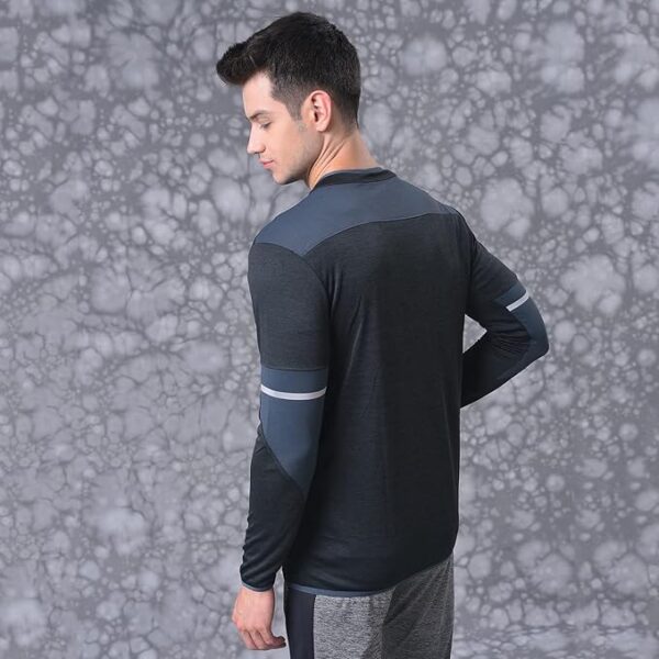 Campus Sutra Polyester Men Solid Stylish Casual & Standard Length Sports Jacket - Image 3