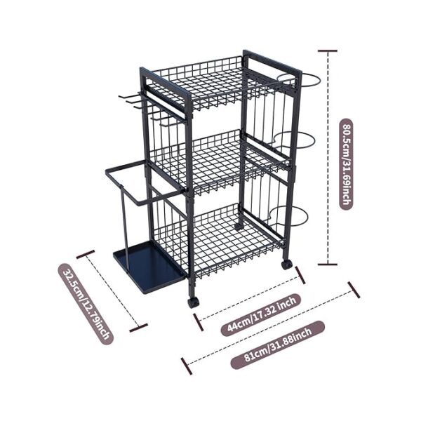 The Style Sutra Yoga Mat Storage Rack Fitness Weight Rack for Yoga Block Indoor Outdoor|Sporting Goods | Exercise Mats|1 Sports Equipment Organizer - Image 2