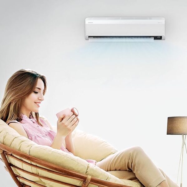 Samsung 1.5 Ton 5 Star, Windfree Technology, Inverter Split AC (Copper, Convertible 5-in-1 Cooling Mode, Anti Bacteria Filter, AR18BYNANWK, Geo Plain), Free 1 Year Extended warranty - Image 2