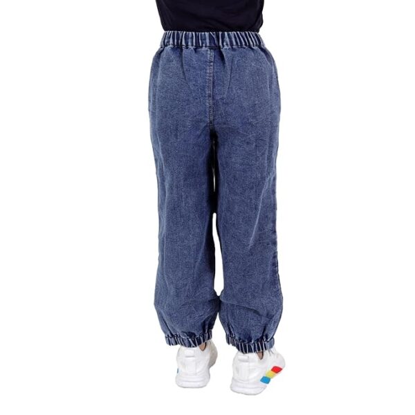 superminis Girl's Stretchable Denim Pants with Elastic Closure - Image 2