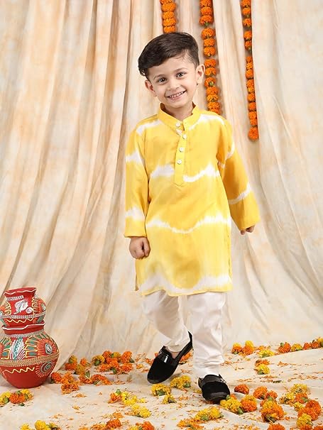 POLKA TOTS Soft Kurta Pajama Set for Boy’s Traditional Ethnic Wear - Image 5