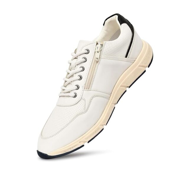 HEALTH FIT Hybrid Sneakers/Sports Casual wear with Lace & Zip Super Extra Soft Cushioning Insole Running Walking Comfortable and Stylish Mens/gens shoes-141