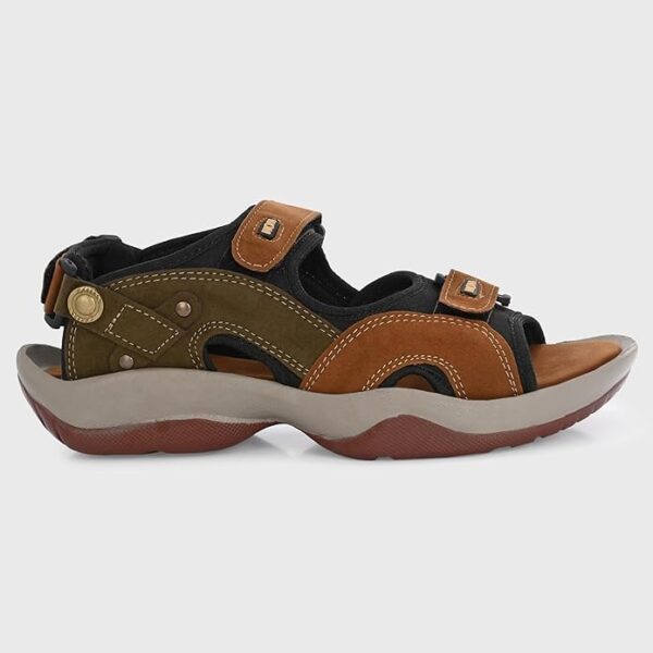 Centrino Sandal for Men | Grip Insole for Stability | Modern Look with Straps | Comfortable Footwear with Premium Comfort & Quality (3263) - Image 4