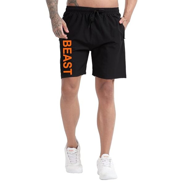 BLUE STAR SHARK Men's Combo Shorts | Sports and Gym Shorts for Running, Training, and Everyday Wear | Lightweight and Comfortable Activewear Shorts with Pockets - Image 4