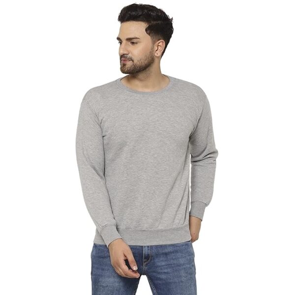 Mack Jonney Fleece Round Neck Sweatshirt for Men-(SW_RN_01-P)