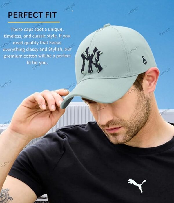 Unisex Baseball Caps, Comfortable, Stylish Design, Caps Branded with Adjustable Buckle, Summer caps for Men, Cricket Caps for Men, Gym Caps for Men, Sports Caps for Men Women - Image 6