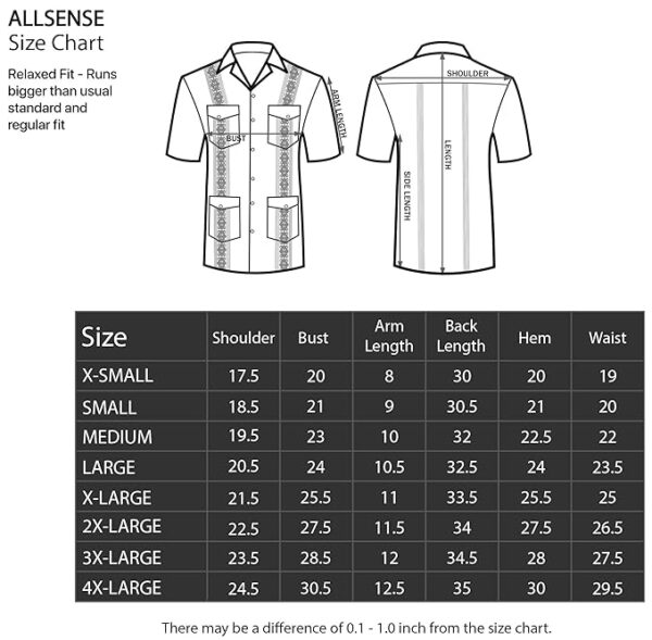 JD Apparel Men's Short Sleeve Cuban Guayabera Shirts - Image 3