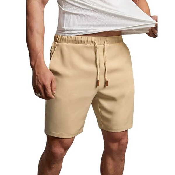 NOBERO Zip Pocket Regular Fit Shorts for Men | Cotton French Terry Fabric |