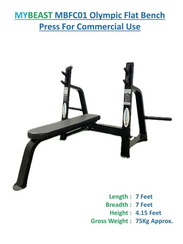 Mybeast MBFC01 Olympic Flat Bench Press For Commercial Use - Image 2