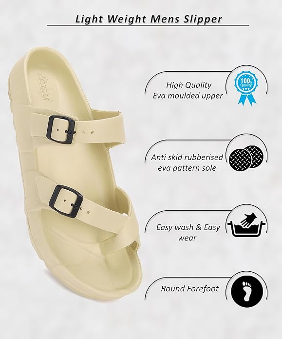 PARAGON EVK3408G Men Casual Sliders | Stylish Trendy Lightweight Water Resistant Slides | Casual & Comfortable Slippers | Everyday Use - Image 4