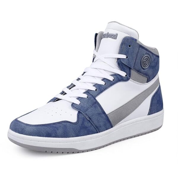 Bacca Bucci Balancer Men's Fashion Sneakers Lace-Up Trainers Basketball Style Walking Shoes