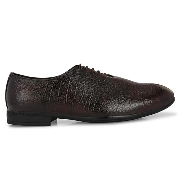 Mens Fredigo Textured Oxford Derby Lace Up & Formal Shoes - Image 5