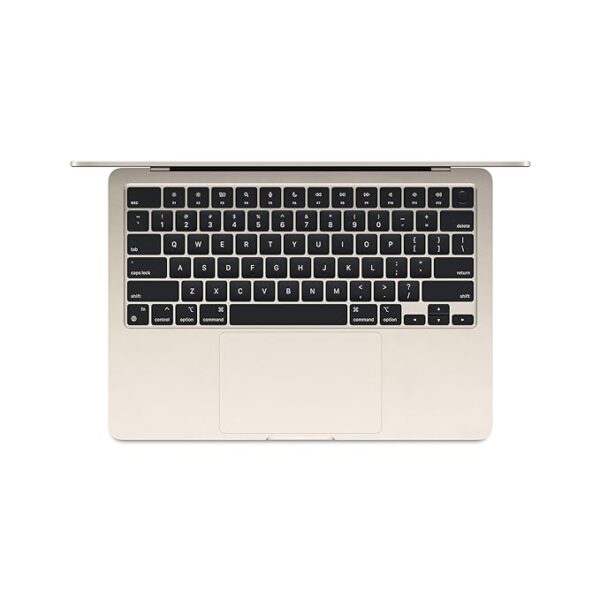 Apple 2024 MacBook Air 13″ Laptop with M3 chip: 34.46 cm (13.6″) Liquid Retina Display, 16GB Unified Memory, 512GB SSD Storage, Backlit Keyboard, 1080p FaceTime HD Camera, Touch ID- Starlight - Image 3