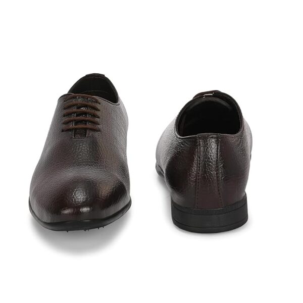 Mens Fredigo Textured Oxford Derby Lace Up & Formal Shoes - Image 3