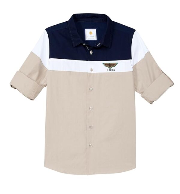 Amazon Brand - Symbol Men's Cotton Regular Fit Shirt ( Pack of 1 )