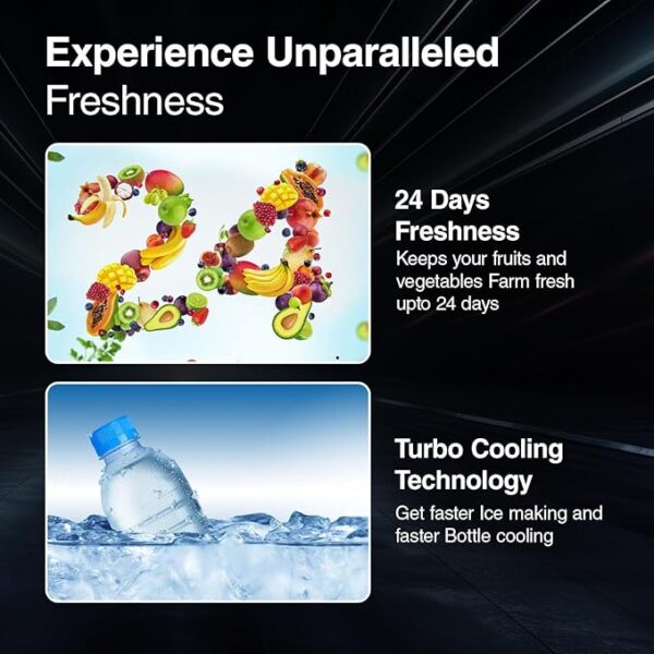 Godrej 194 L 5 Star Turbo Cooling Technology Ensuring Faster Cooling Direct Cool Single Door Refrigerator With Advanced Inverter Technology (RD EMARVEL 215E THI FS ST, Fossil Steel) - Image 6