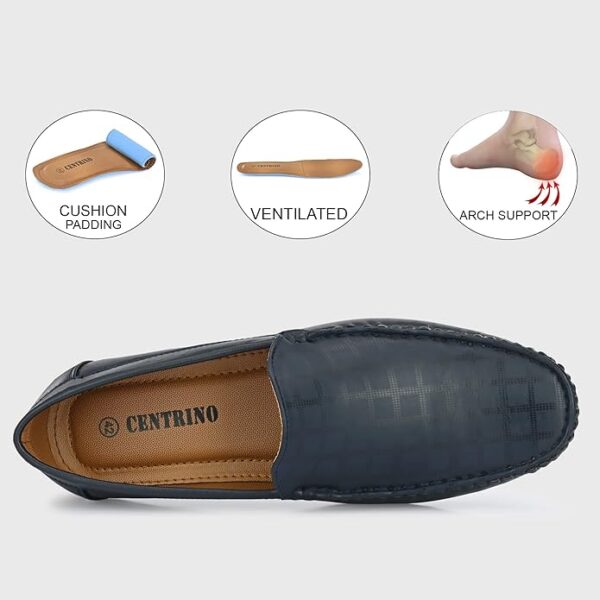 Centrino Loafer for Men | Stylish & Comfortable Slip-On with Soft Cushioned Insole | Hand-Stitched Detailing for a Trendy & Sophisticated Look 2812 - Image 6