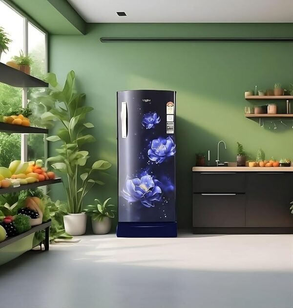 Whirlpool 207 L 5 Star Icemagic Pro Inverter Direct-Cool Single Door Refrigerator (230 IMPRO ROY 5S INV SAPPHIRE ABYSS-Z, Base Stand with Drawer, 2023 Model) - Image 3