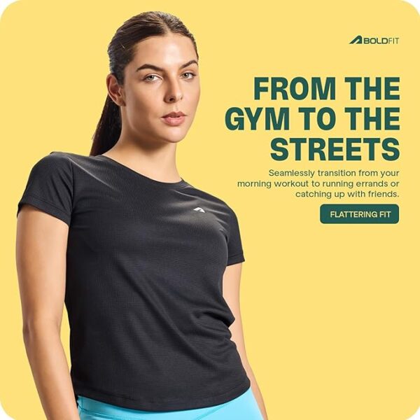 Boldfit Women Half Sleeve T-Shirt - Image 3