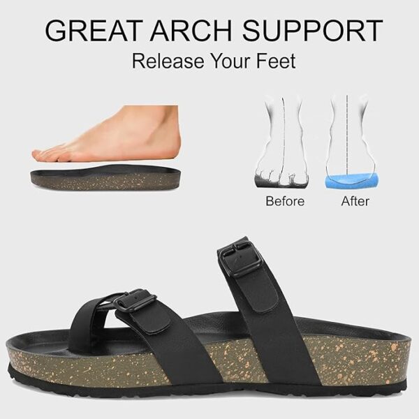 Centrino Men's Cushion Sliders/Slippers | PU Padding on the Footbed | Bounce Back Technology | Comfortable & LightWeight | Waterproof & Everyday Flip Flops for Gents (7312) - Image 7