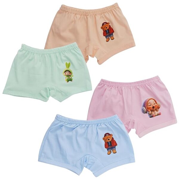 Newborn Baby Girl & Boy Soft Breathable Regular Fit Panties| Underwear| Innerwear| Bloomer| Bottoms Combo - Image 3