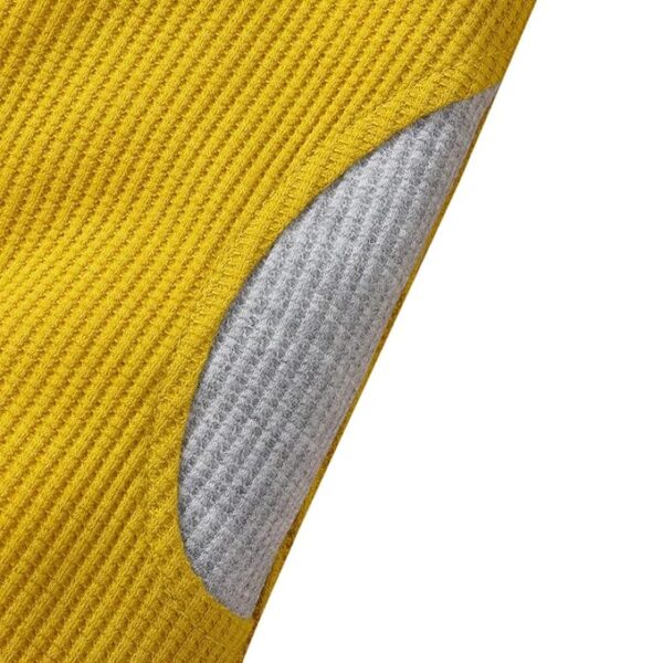 Hopscotch Boys Cotton And Polyester And Spandex Text Print Full-Sleeve Bodysuit in Yellow Color - Image 5