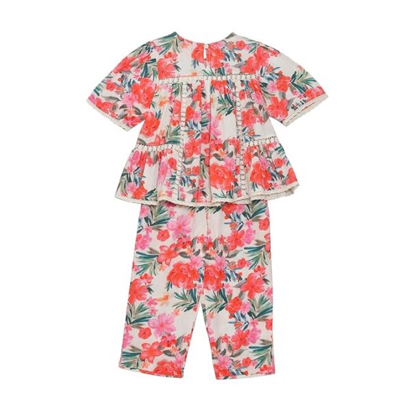 BIBA Girls Girls Cotton Printed Kurta Set - Image 2